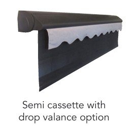 Semi Cassette with Drop Down Shade
