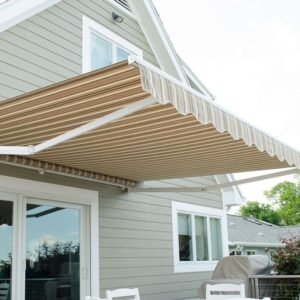 Classic Awning Westfield Mushroom - Width: 17'6" x Projection 8'